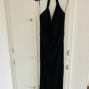 NWT ABS by Allen Schwartz Low Back Halter Dress